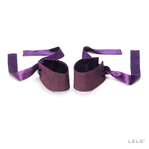 Restrict everything but pleasure with two delicately woven silk restraints. LELO's Etherea Silk Cuffs can be tied around both ankles and wrists, combining 100% pure silk with the softest suede.