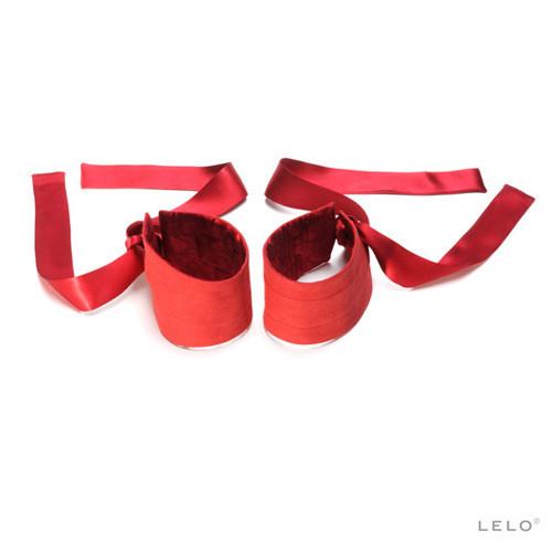 Restrict everything but pleasure with two delicately woven silk restraints. LELO's Etherea Silk Cuffs can be tied around both ankles and wrists, combining 100% pure silk with the softest suede.